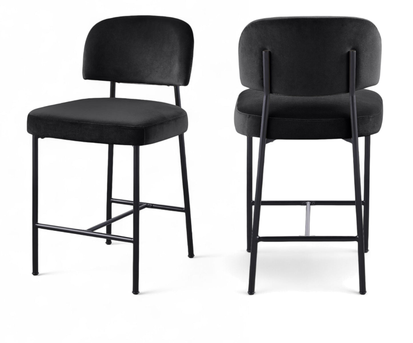 Zarelle - Performance Fabric Upholstered Counter Stool (Set of 2)