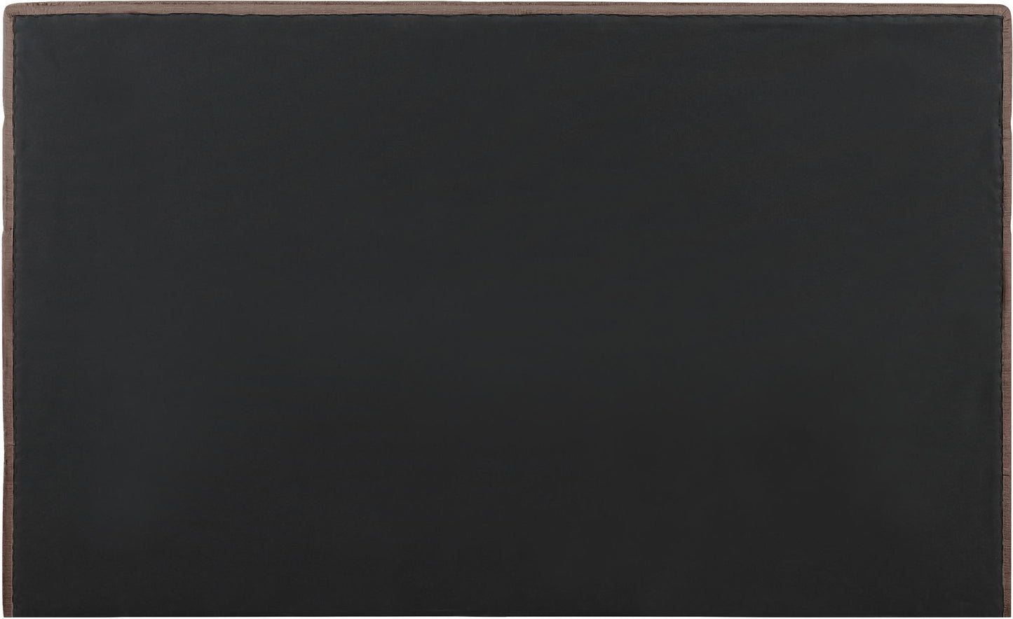 Adam - Chenille Fabric Bed With 52" Headboard