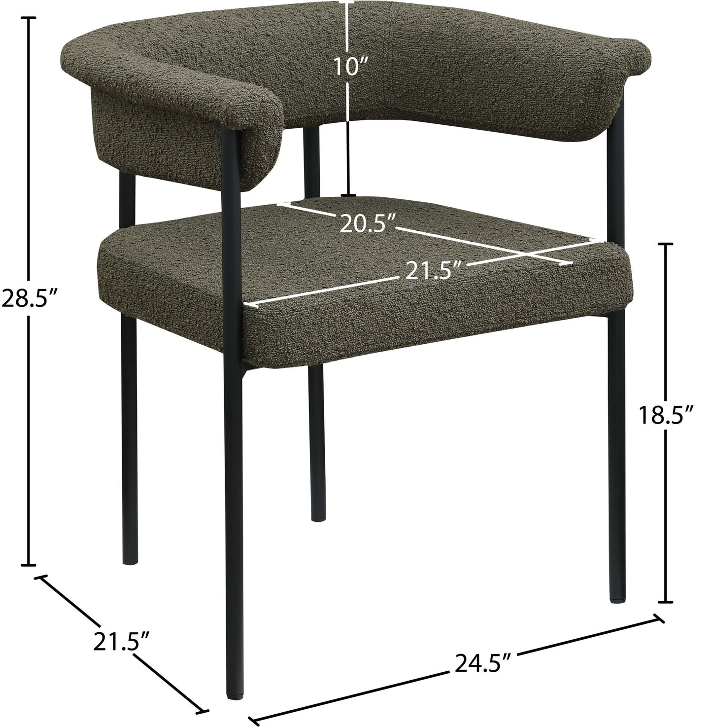 Malin - Boucle Dining Chair (Set of 2)