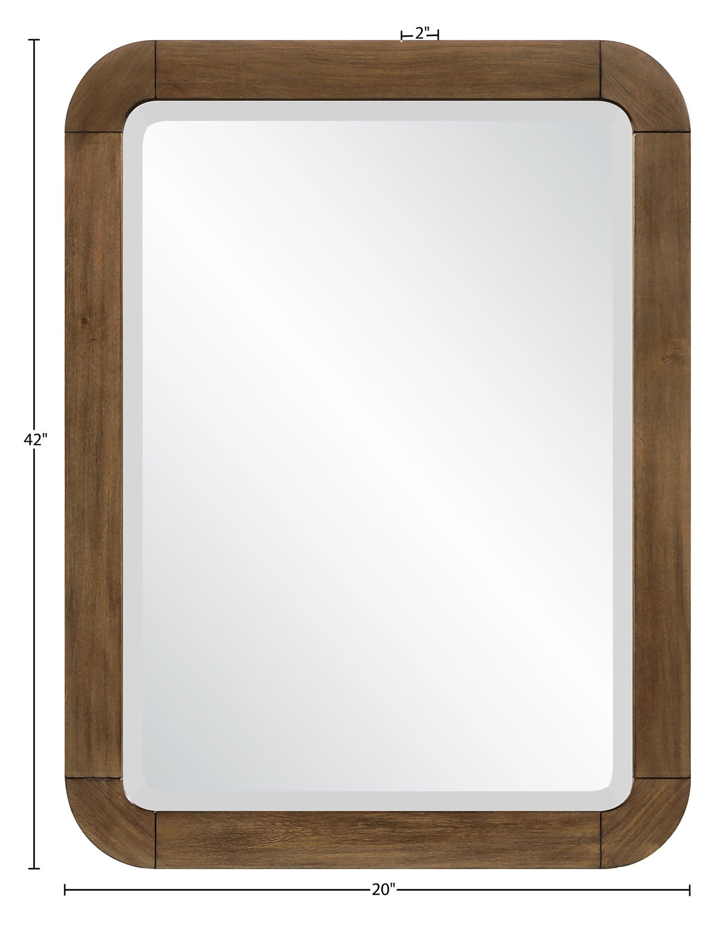 Tiberio - Solid Wood Mirror