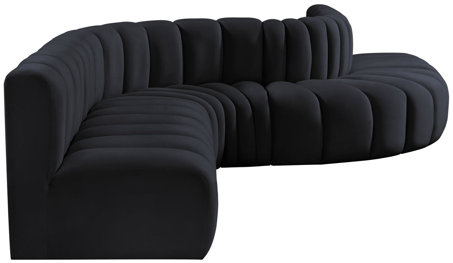 Arc - Velvet 7 Piece Modular Sofa