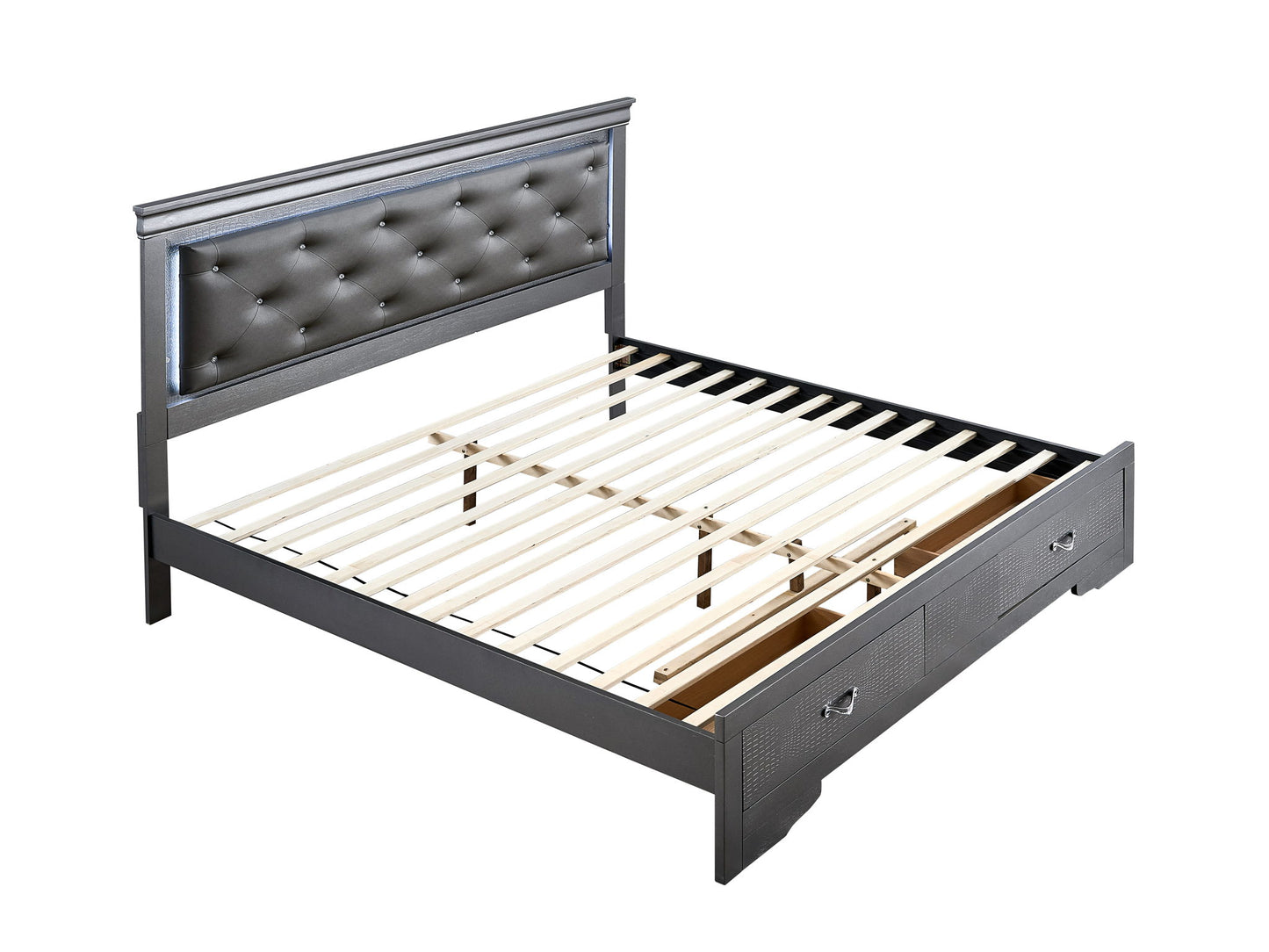 Glory Furniture - Lorana - Storage Bed With LED