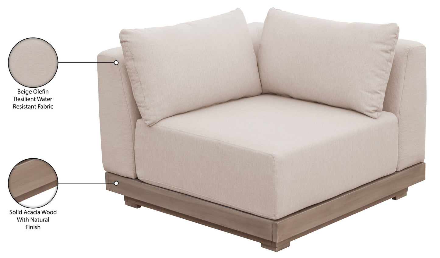 Solace - Olefin Performance Fabric Outdoor Patio Modular Corner Chair