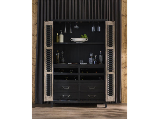 Dwell - Bar Cabinet - Dark Gray