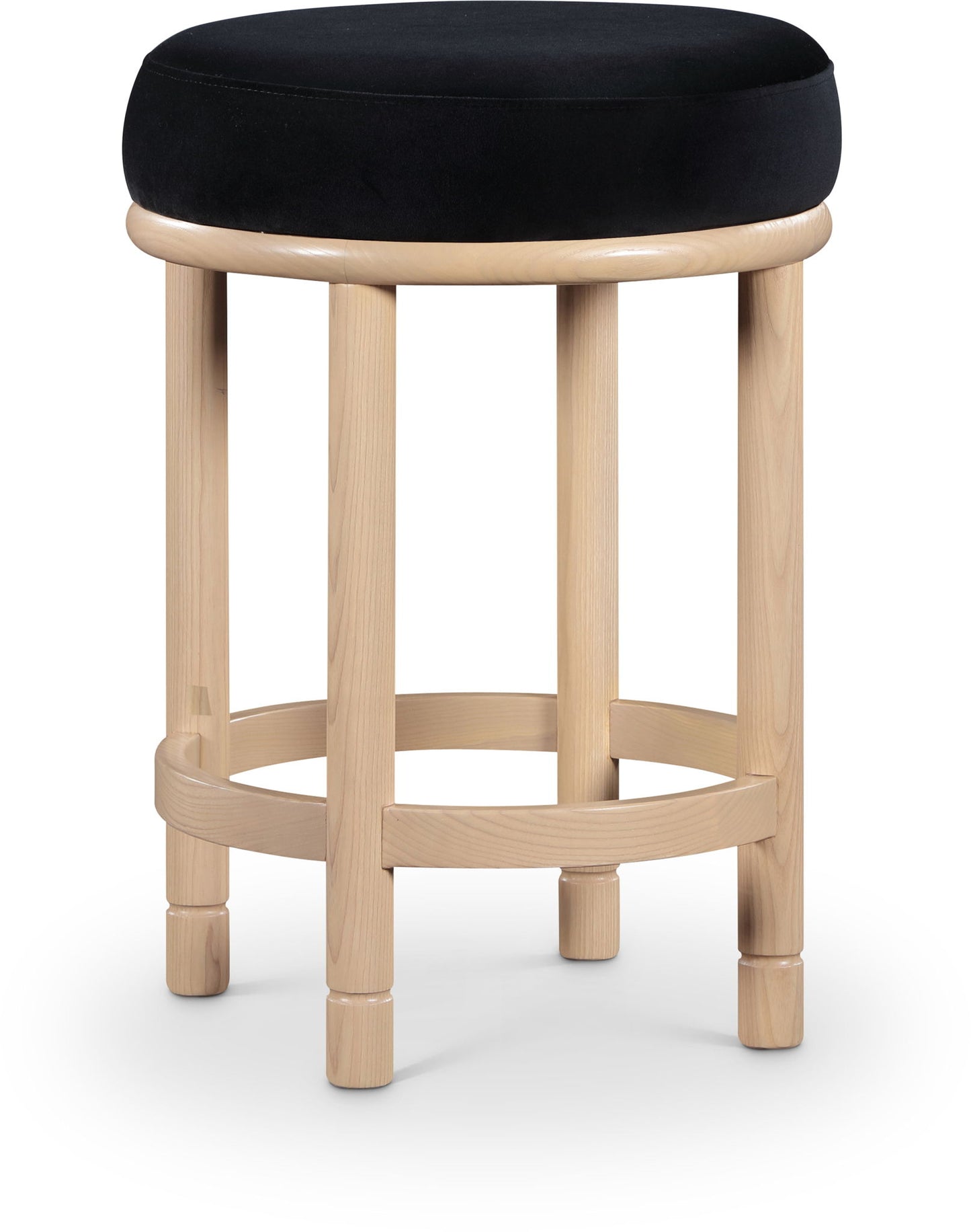 Monette - Counter Stool With Natural Base
