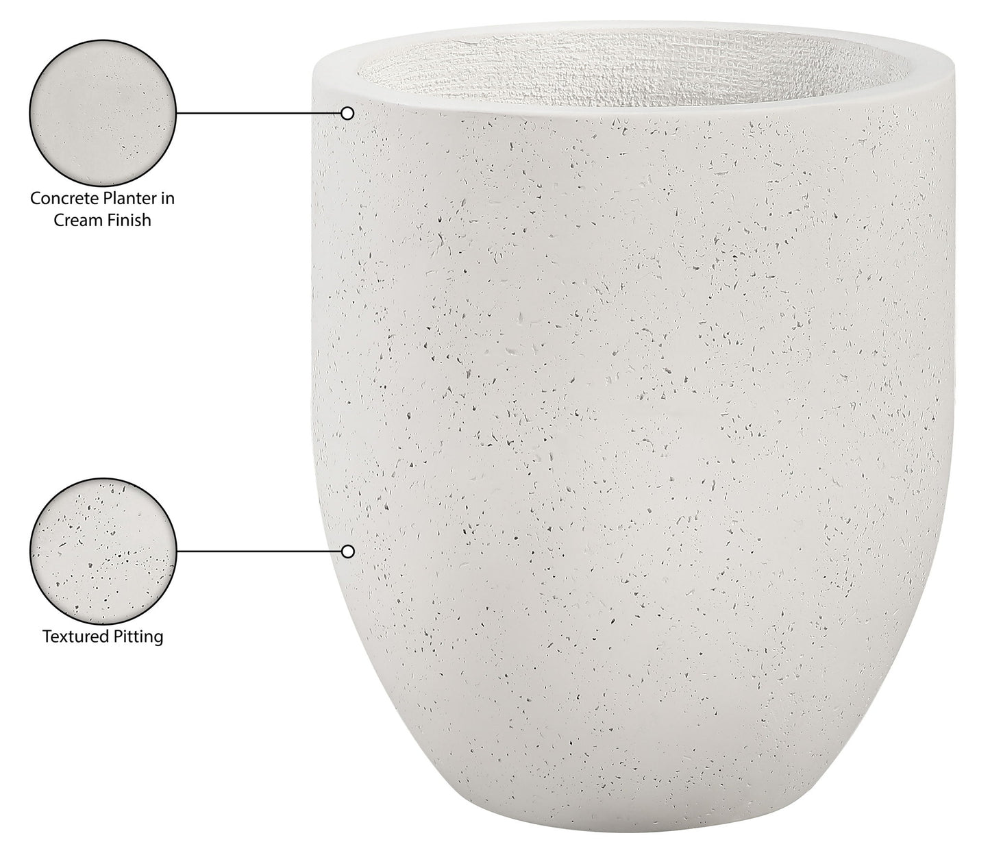 Florique - Indoor / Outdoor Concrete Planter