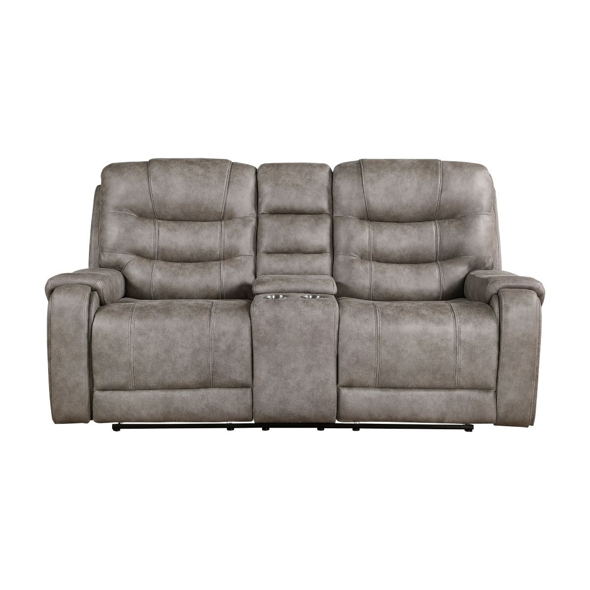 Oberon Double Reclining Love Seat with Center Console