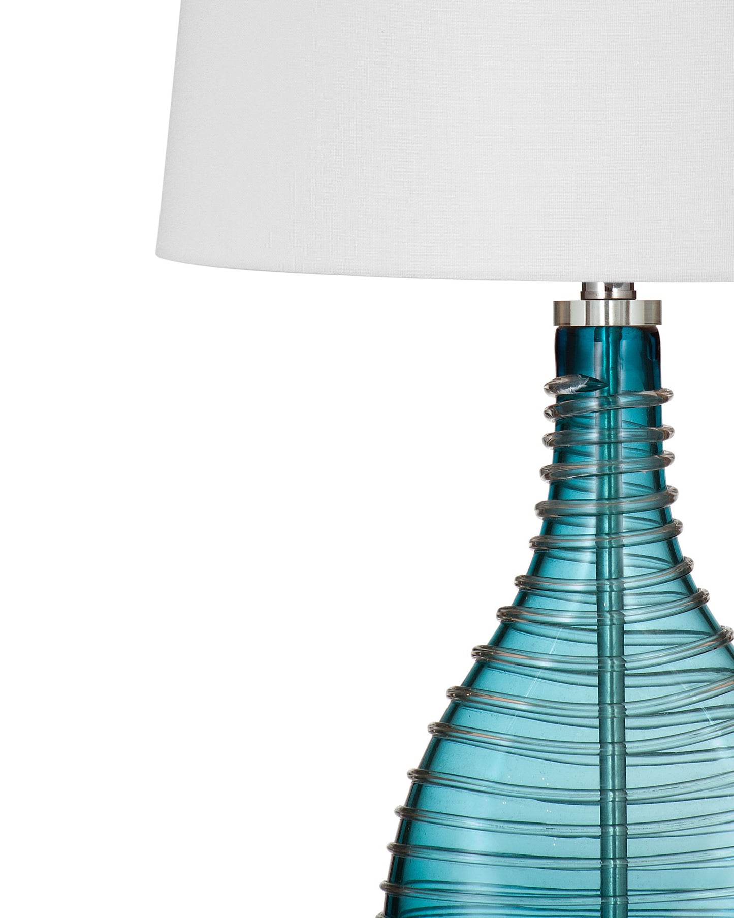 Andorra - Table Lamp - Blue / White