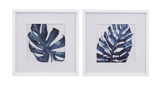 Palms Canvas Art (Set of 2) - White