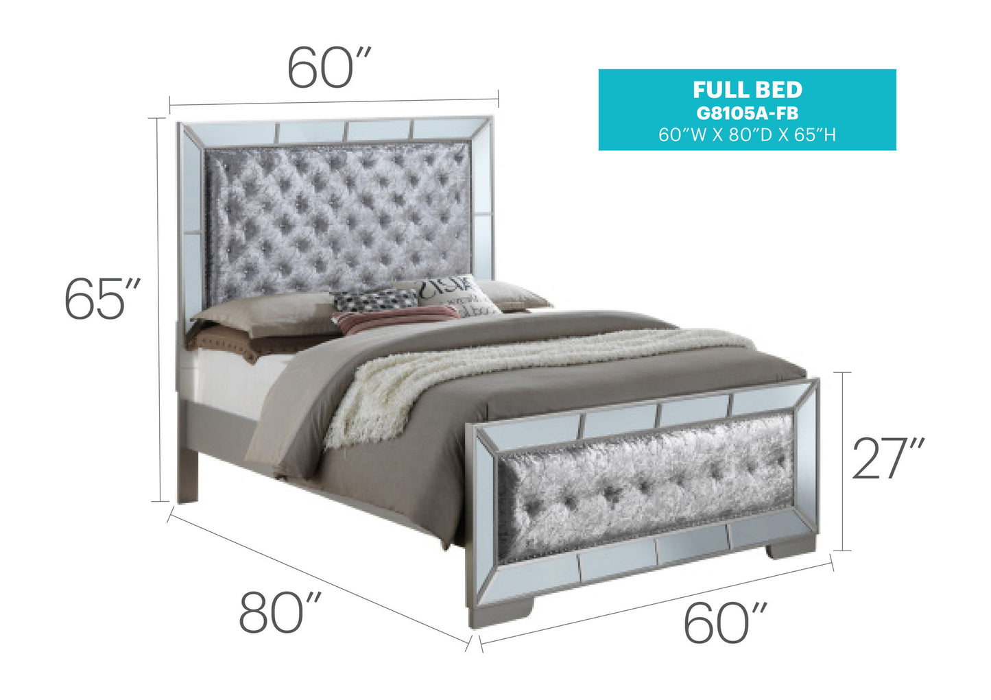 Glory Furniture - Hollywood Hills - Bed