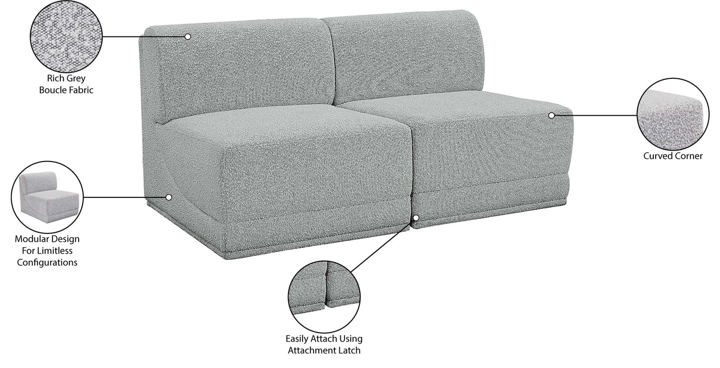 Ollie - 2 Seat Armless Modular Sofa
