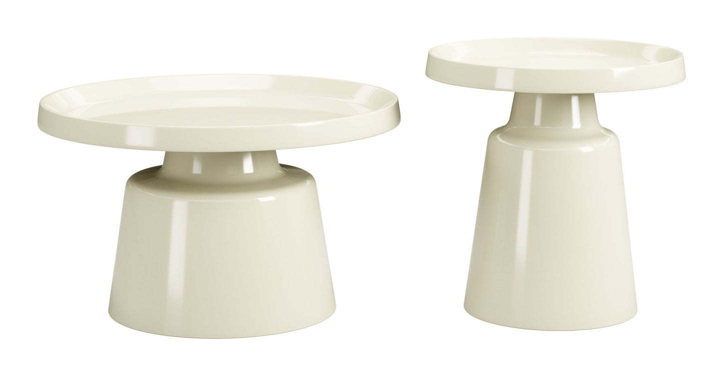 Beurre - Coffee Table Set - White / Ivory