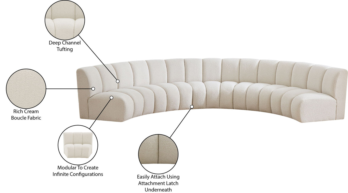 Infinity - 5 Piece Boucle Modular Sectional