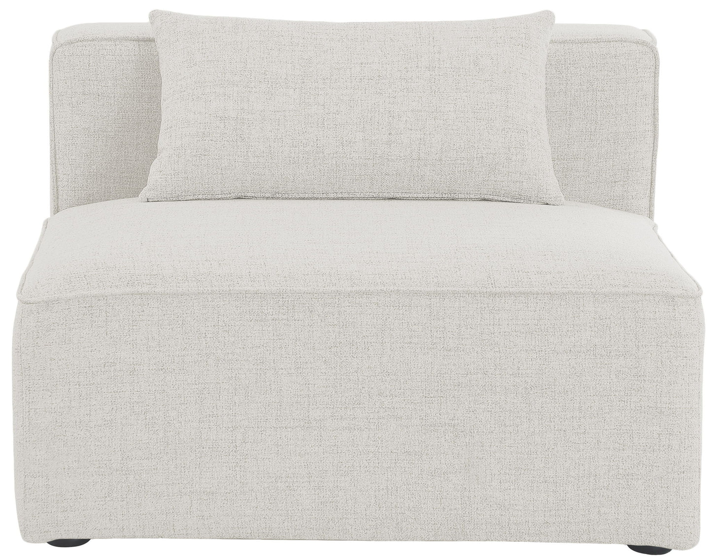 Cube - Linen Armless Chair
