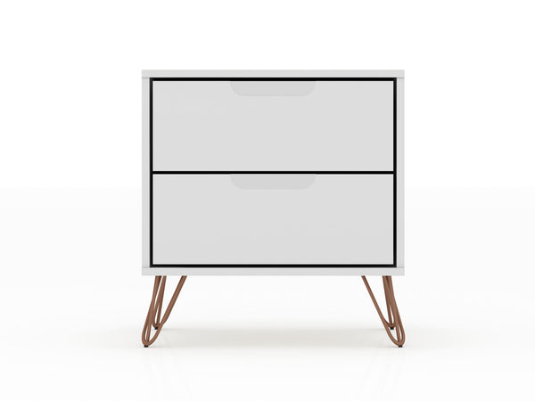 Manhattan Rockefeller - 2-Drawer Nightstand