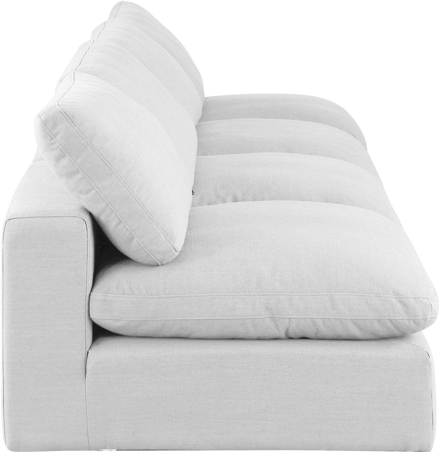 Comfy - Linen Modular Armless Sofa 4 Seats