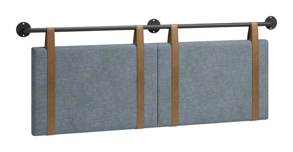 Zeva - Floating Queen Headboard - Gray