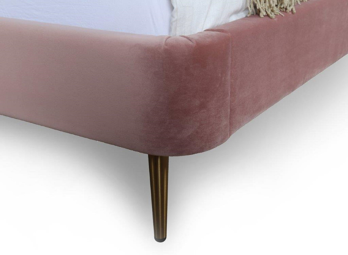 Manhattan Heather - Bed With Gold Legs