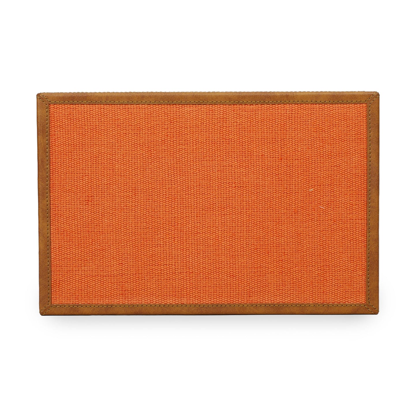 Acre - Cotton Jute Jewelry Box - Orange