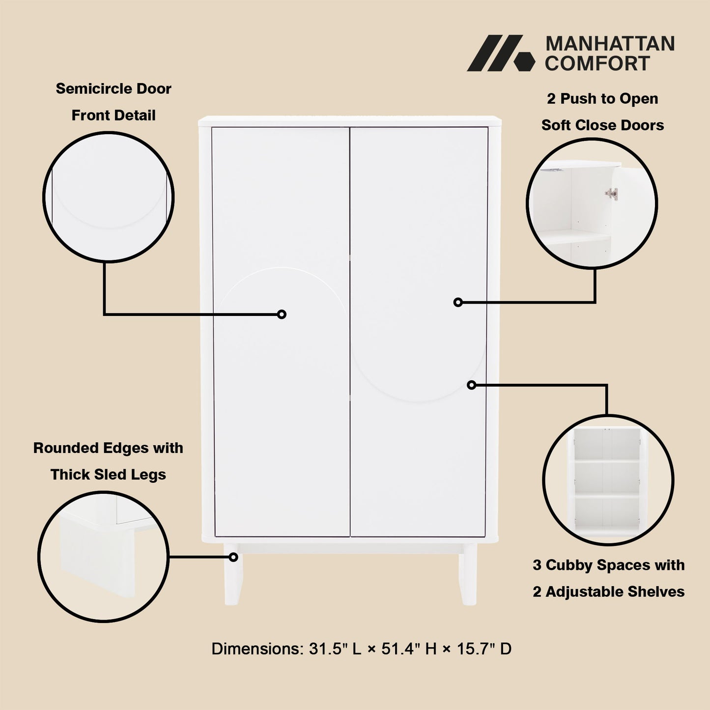 Manhattan Ella - Accent Cabinet