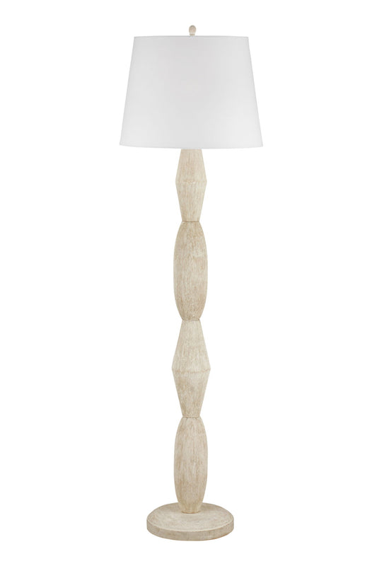Aurelia - Floor Lamp - Beige / White