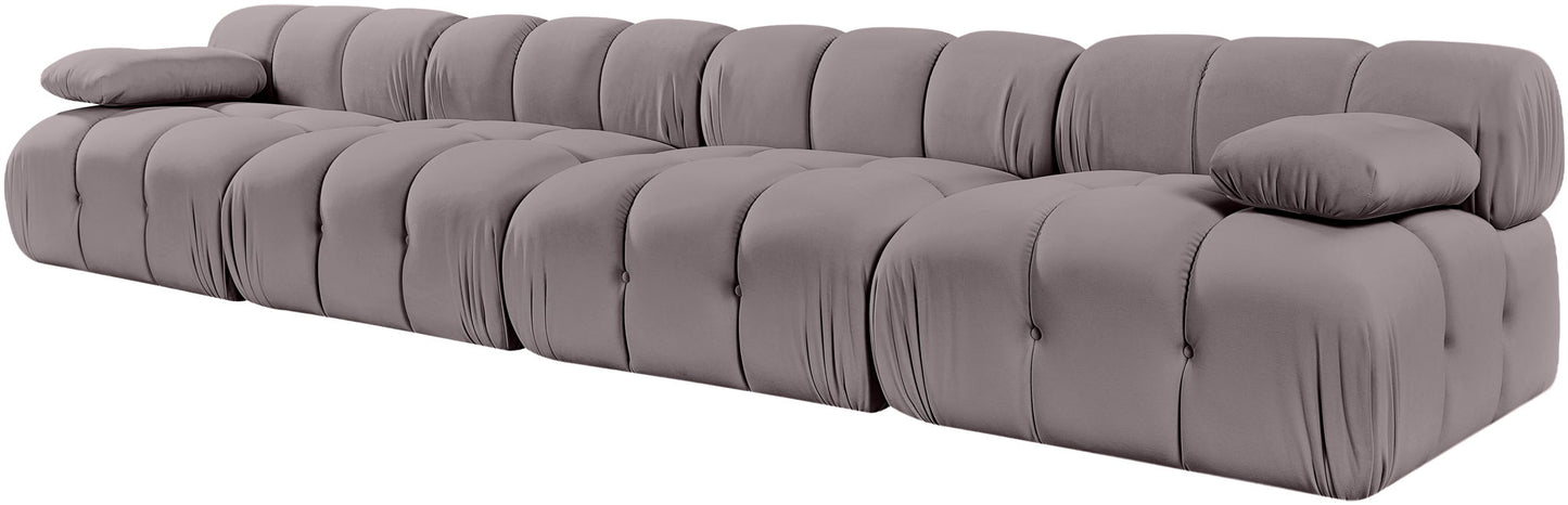 Orin - Velvet 4 Piece Modular Sofa