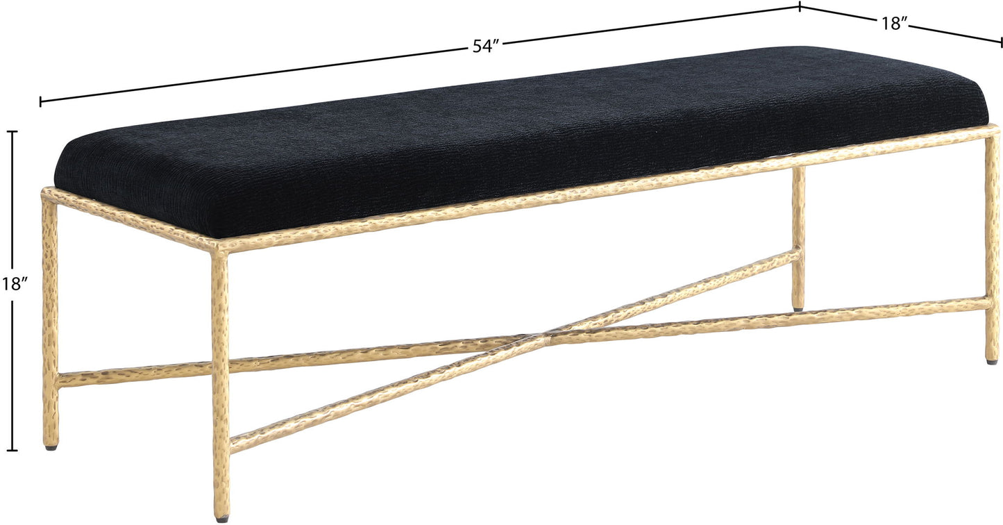 Valley - Bench With Gold Frame