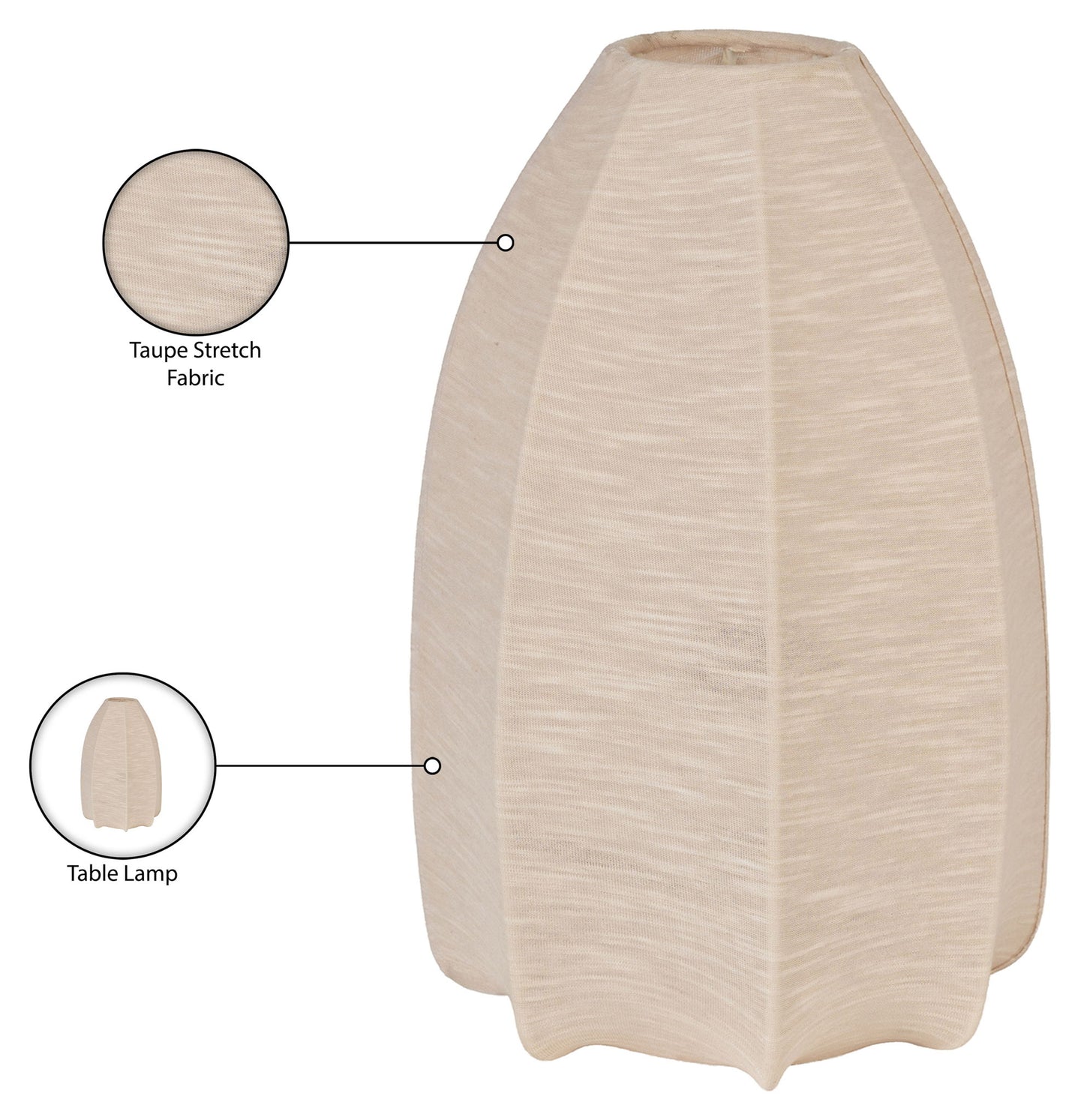 Lumaire - Stretch Fabric Table Lamp