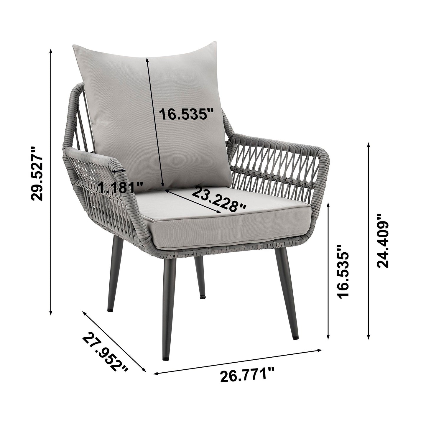 Manhattan Portofino - 4-Piece Conversation Set