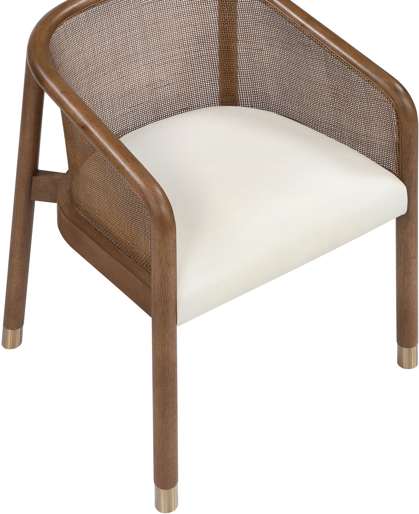Sylvan - Vegan Leather Dining Chair (Set of 2) - Brown Frame