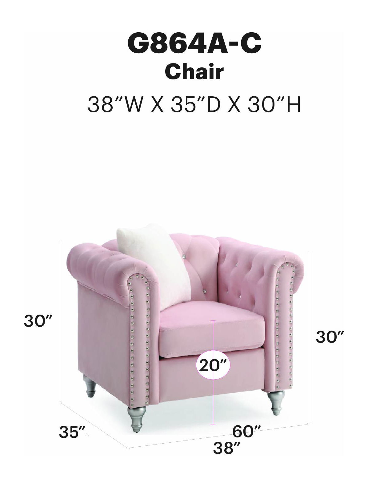 Glory Furniture - Raisa - Chair