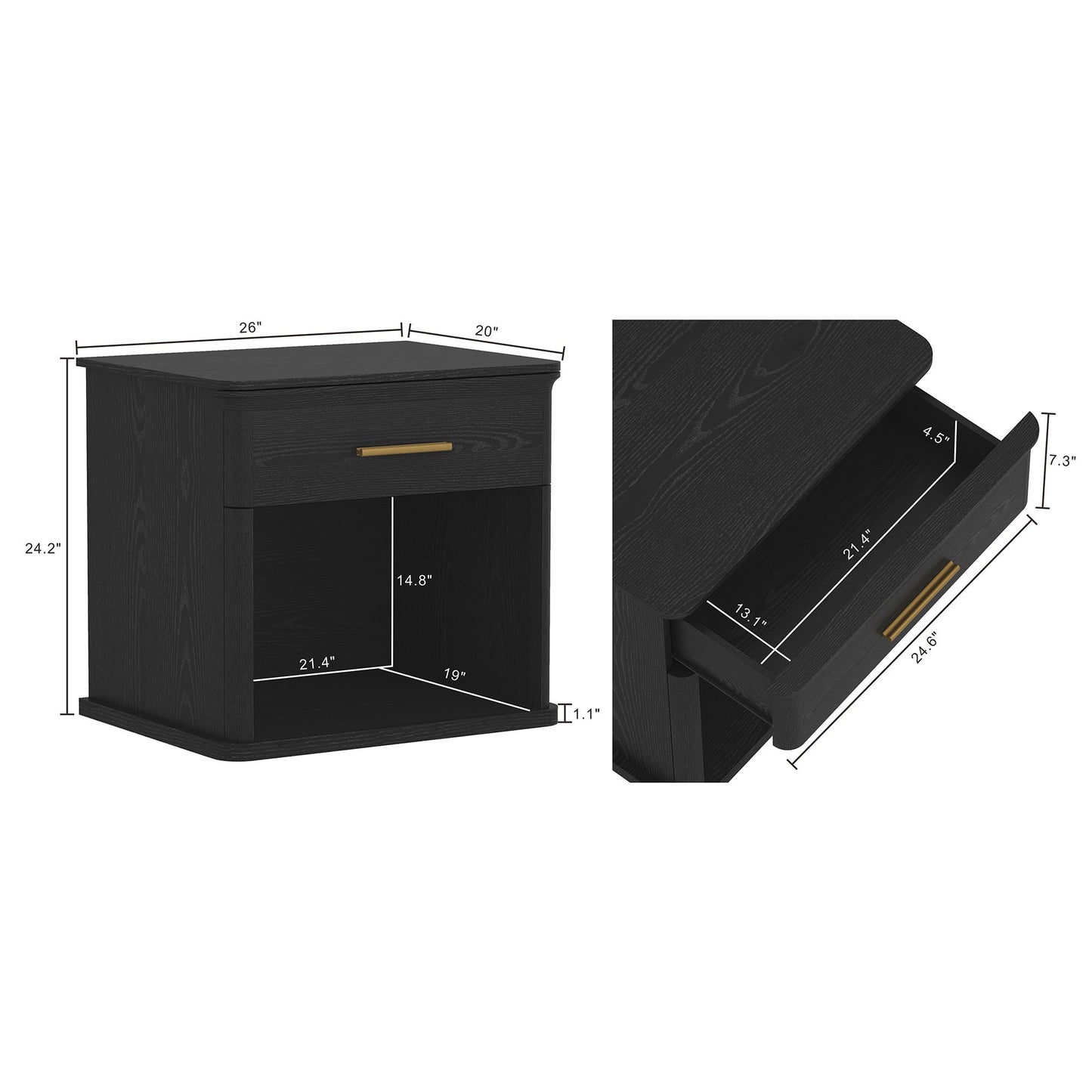 Manhattan Clifford - Nightstand