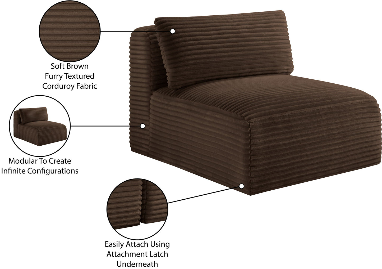 Shaggy - Armless Chair