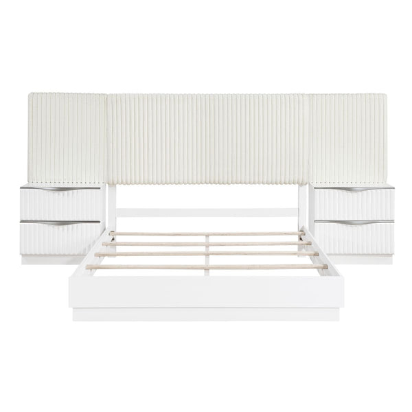 Linea 5pc Set Queen Wall Bed (QB+2NS+2NS-P)