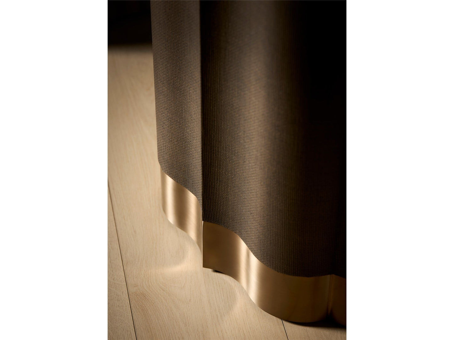 Fenwick - Embossed End Table - Dark Brown