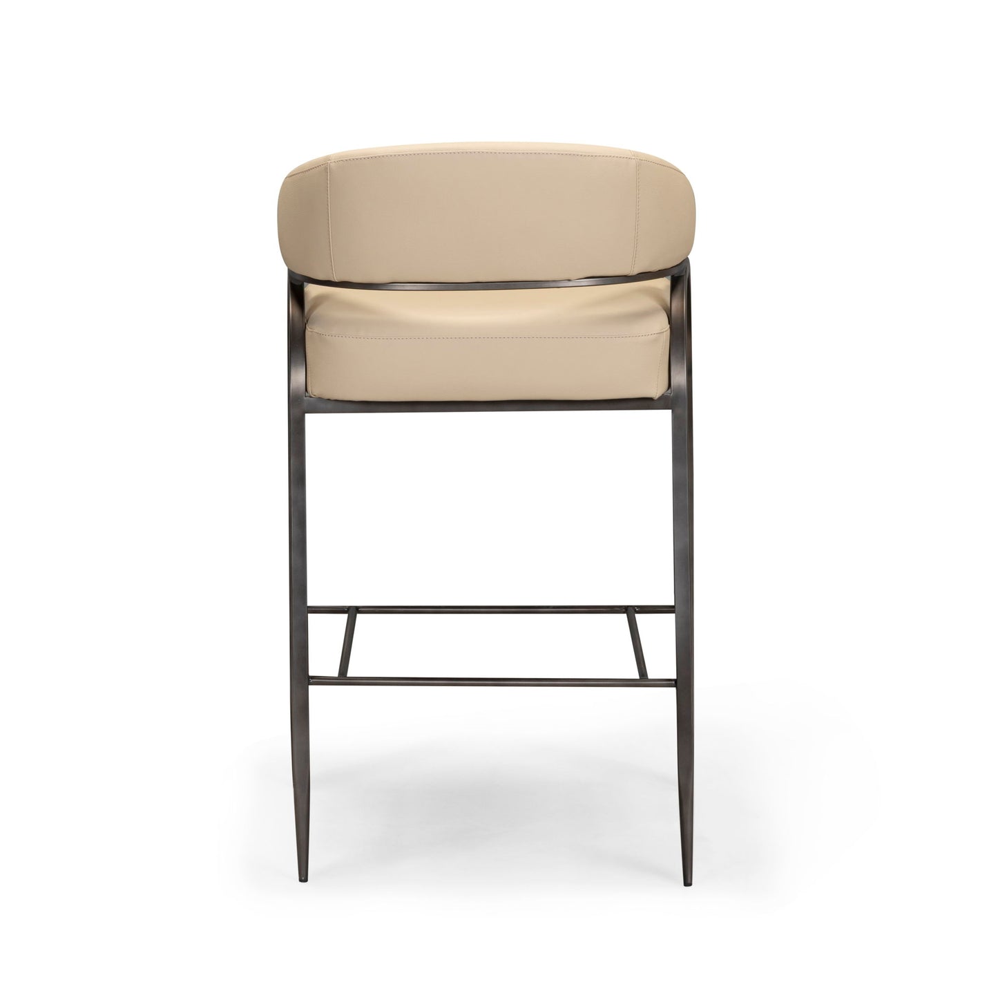 Tatum - Performance Vegan Leather Counter Stool - Taupe