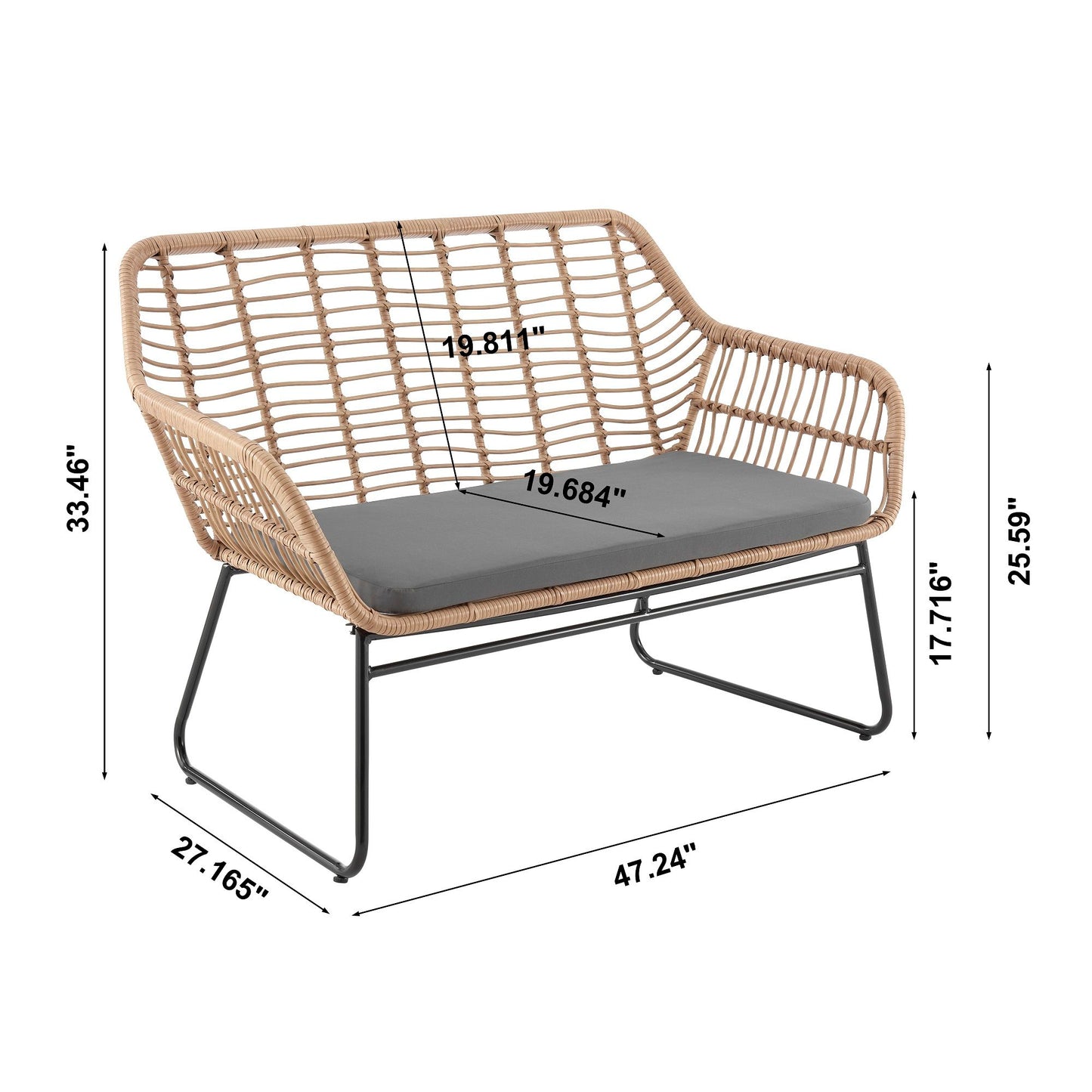 Manhattan Antibes - 4-Piece Conversation Set