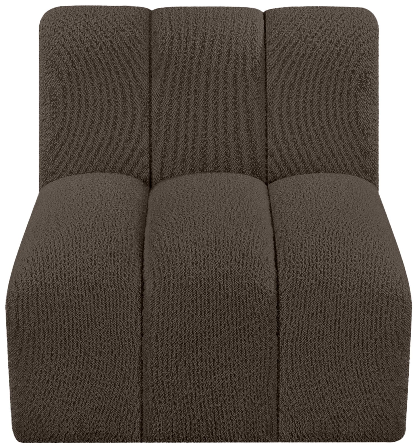 Arc - Boucle Fabric Straight Chair