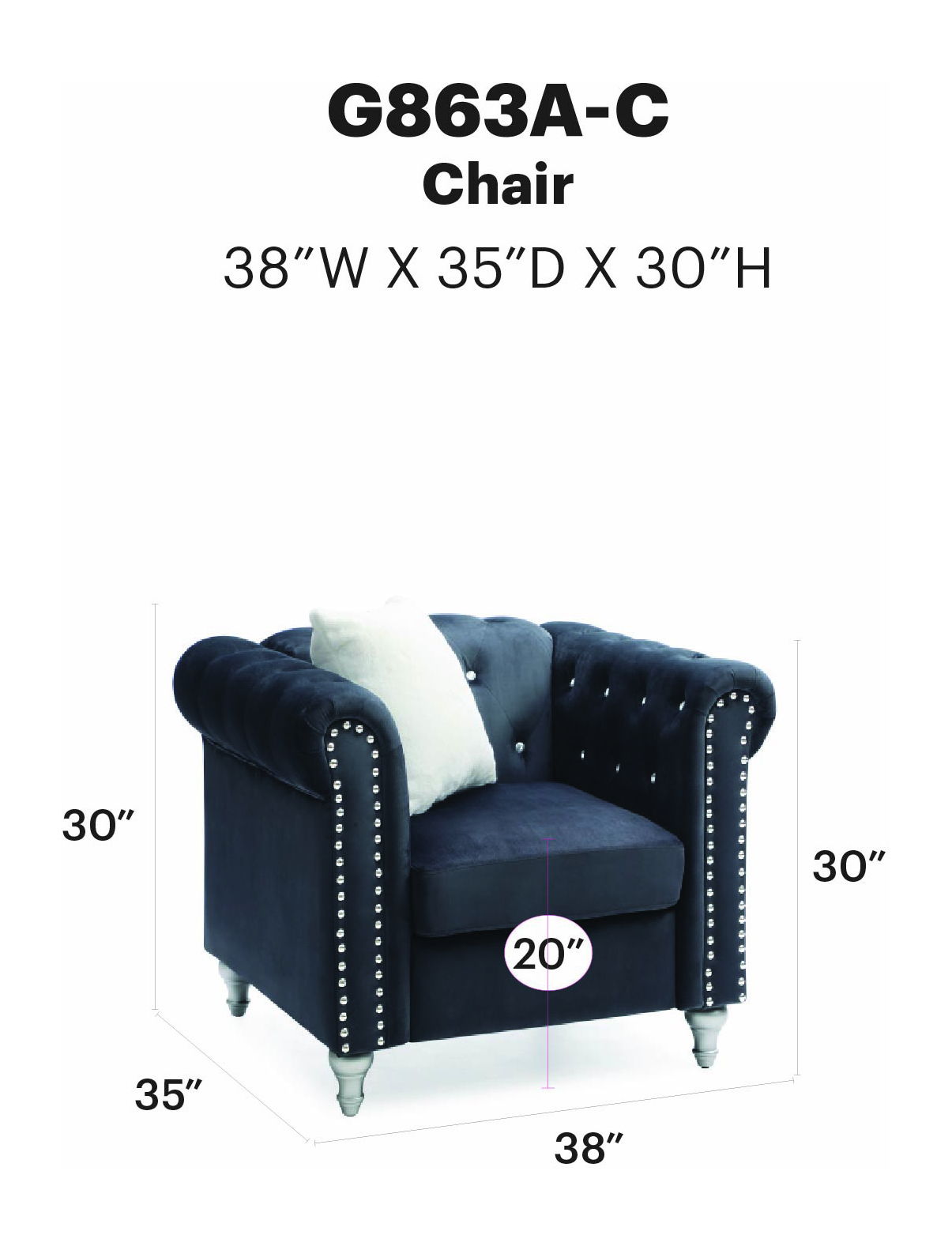 Glory Furniture - Raisa - Chair