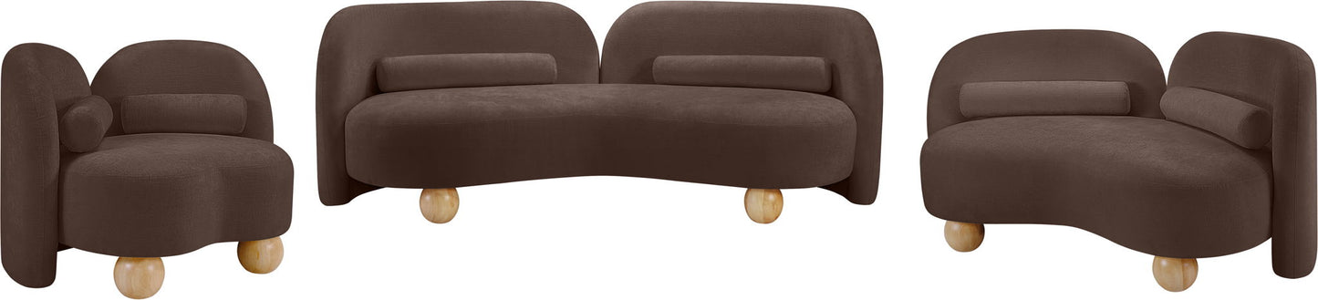 Daphne - Chenille Loveseat