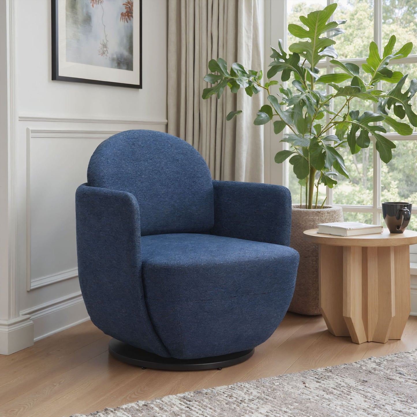 Bant - Swivel Chair - Blue