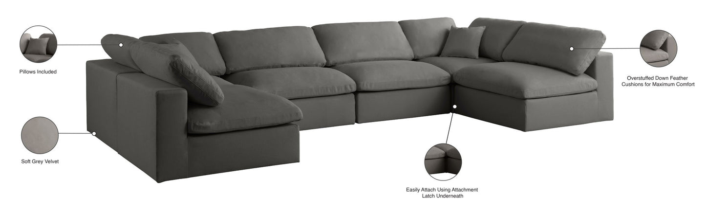 Plush - 6 Piece Modular Sectional