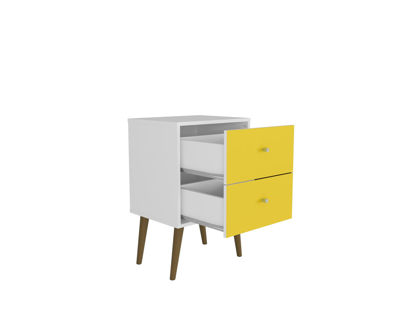 Manhattan Liberty - Nightstand Wtth White Frame
