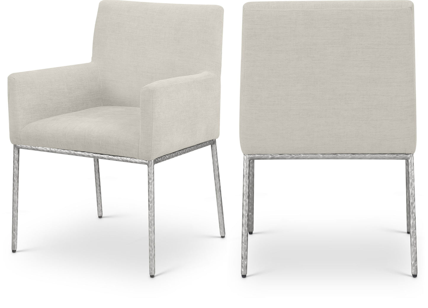 Reeves - Dining Chair With Silver Legs (Set of 2)