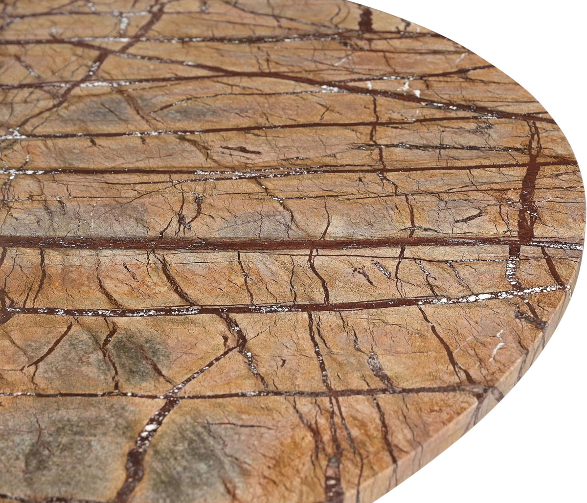Baleen - Genuine Marble And Jute Dining Table