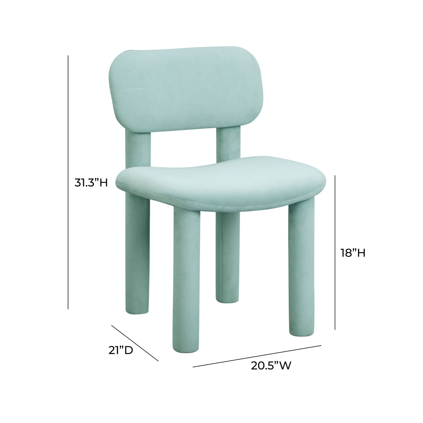 Elise - Velvet Dining Chair
