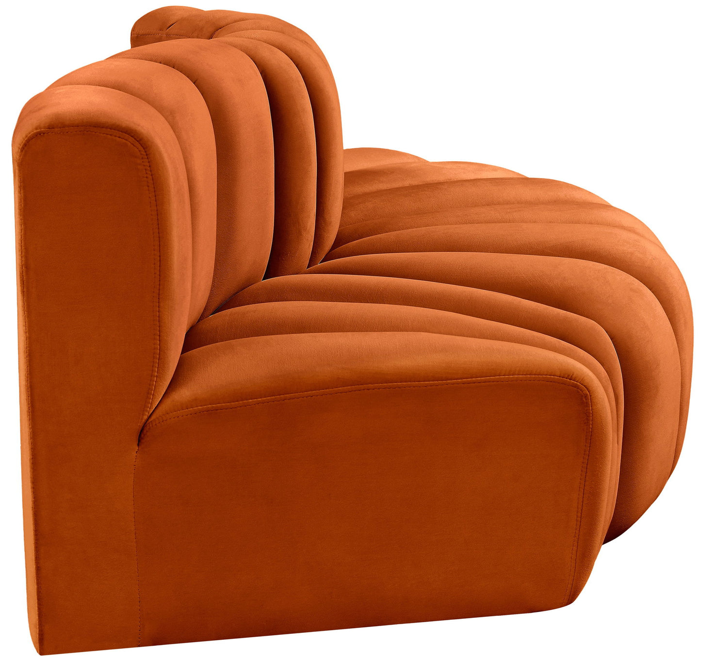 Arc - Velvet 3 Piece Modular Sofa
