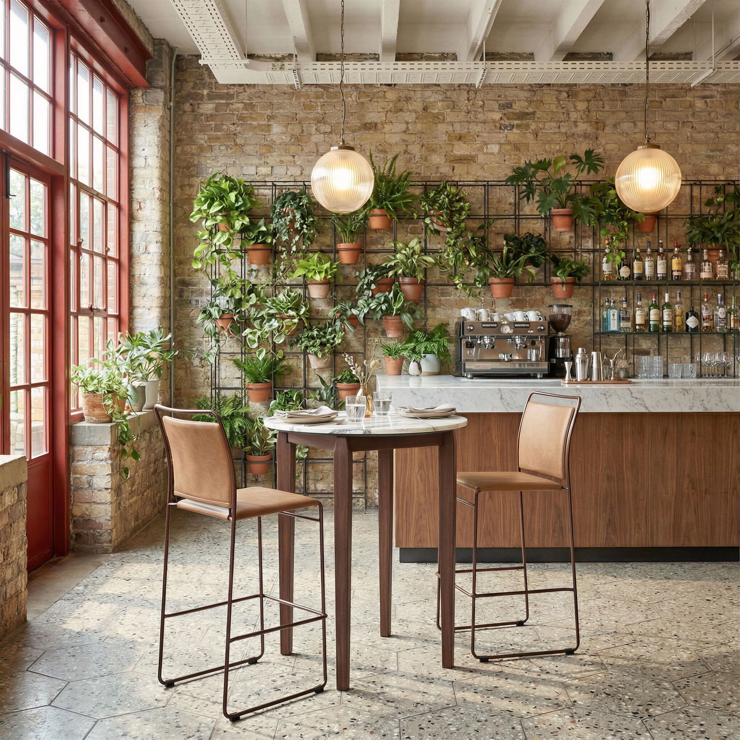 Vernon - Bar Table - White