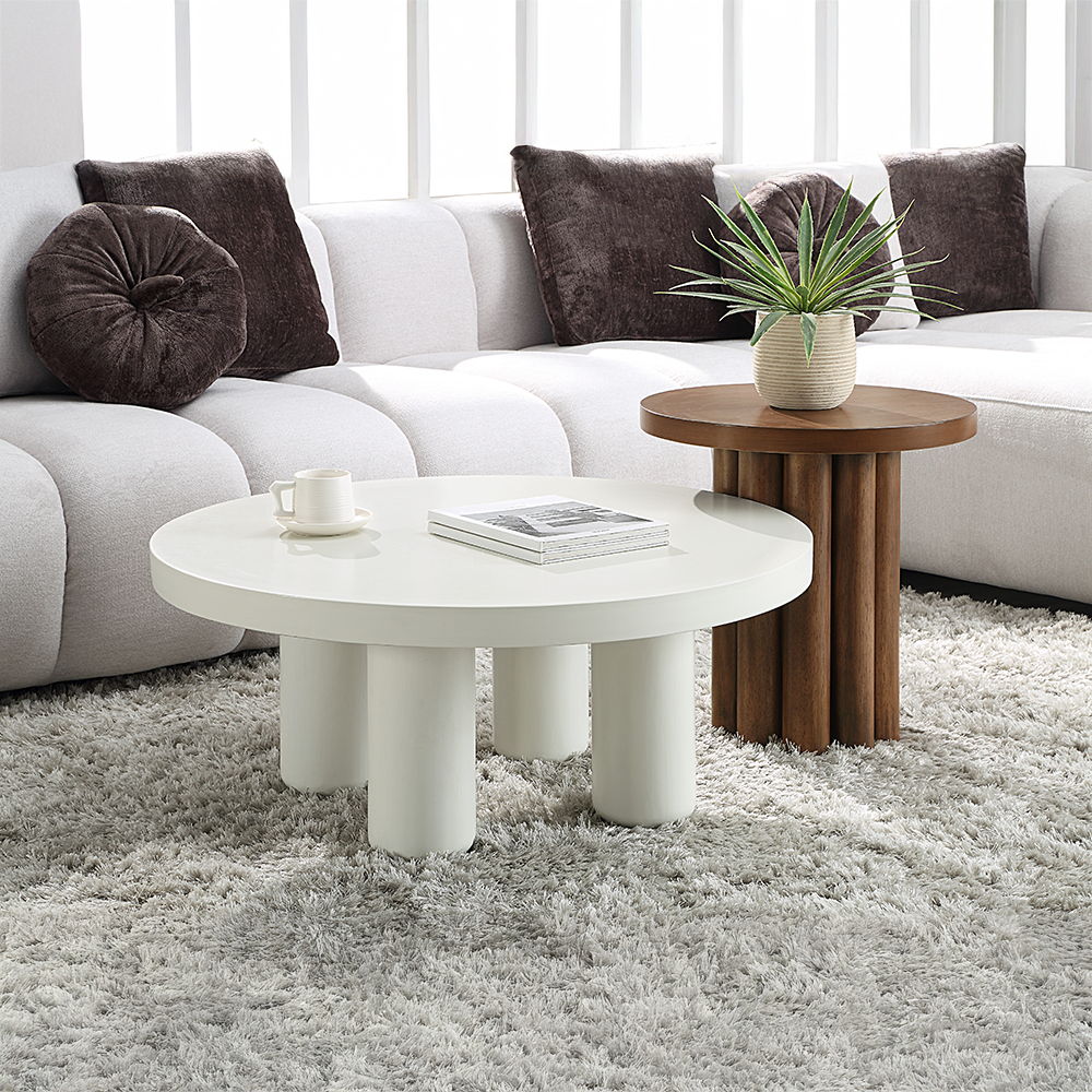 Sanat - Coffee Table - White