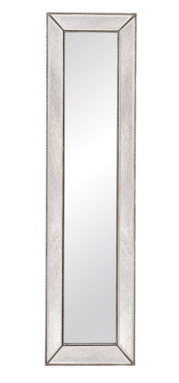 Beaded - Floor Mirror - Silver